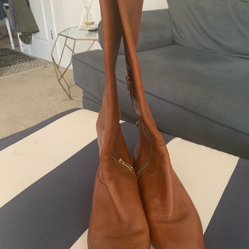 COACH saddle leather boots - Picture 5 of 7